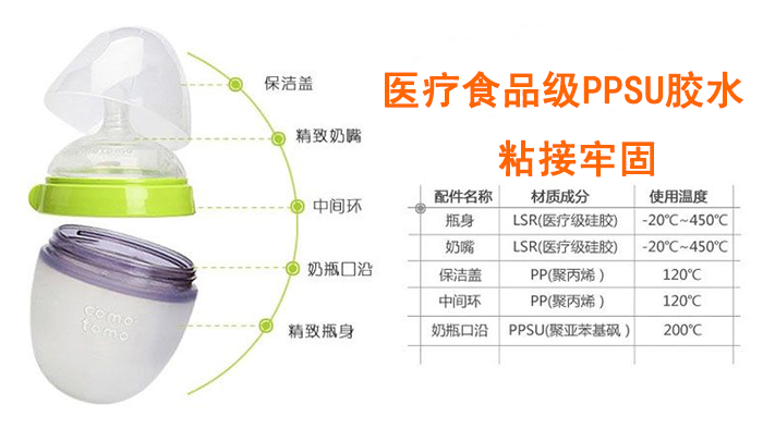 硅胶粘PPSU胶水