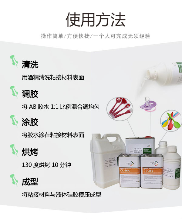 硅橡胶与PC、PVC塑胶热硫化粘接硅胶胶水使用方法