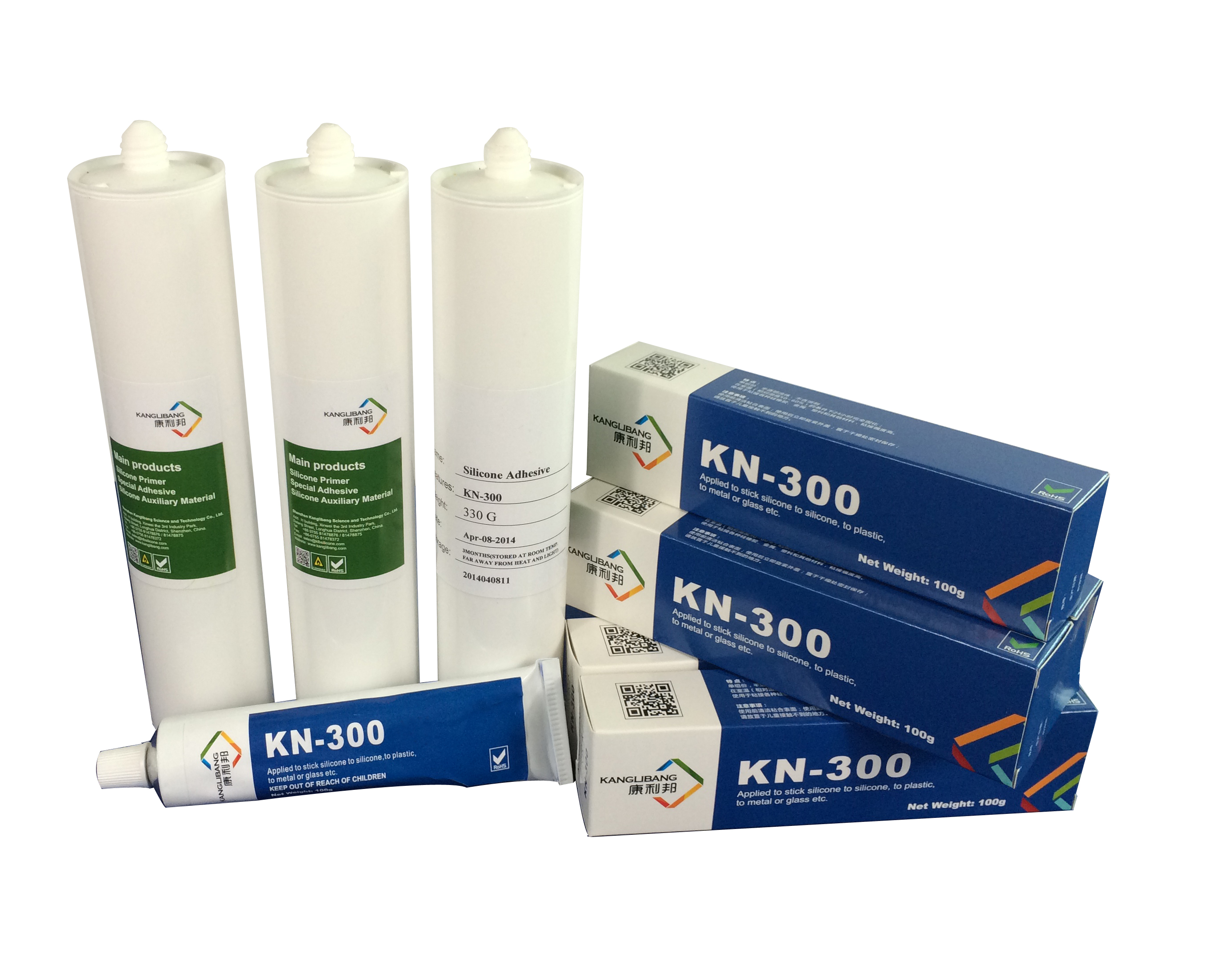 KN-300硅胶粘PVC慢干胶水