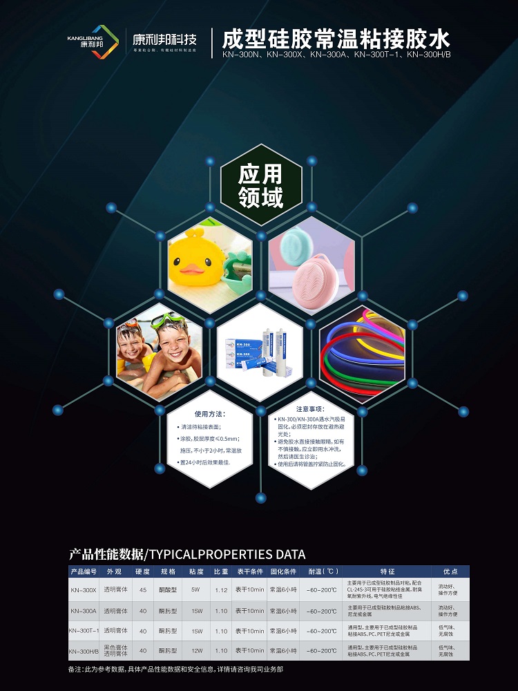 成型硅胶粘接方案